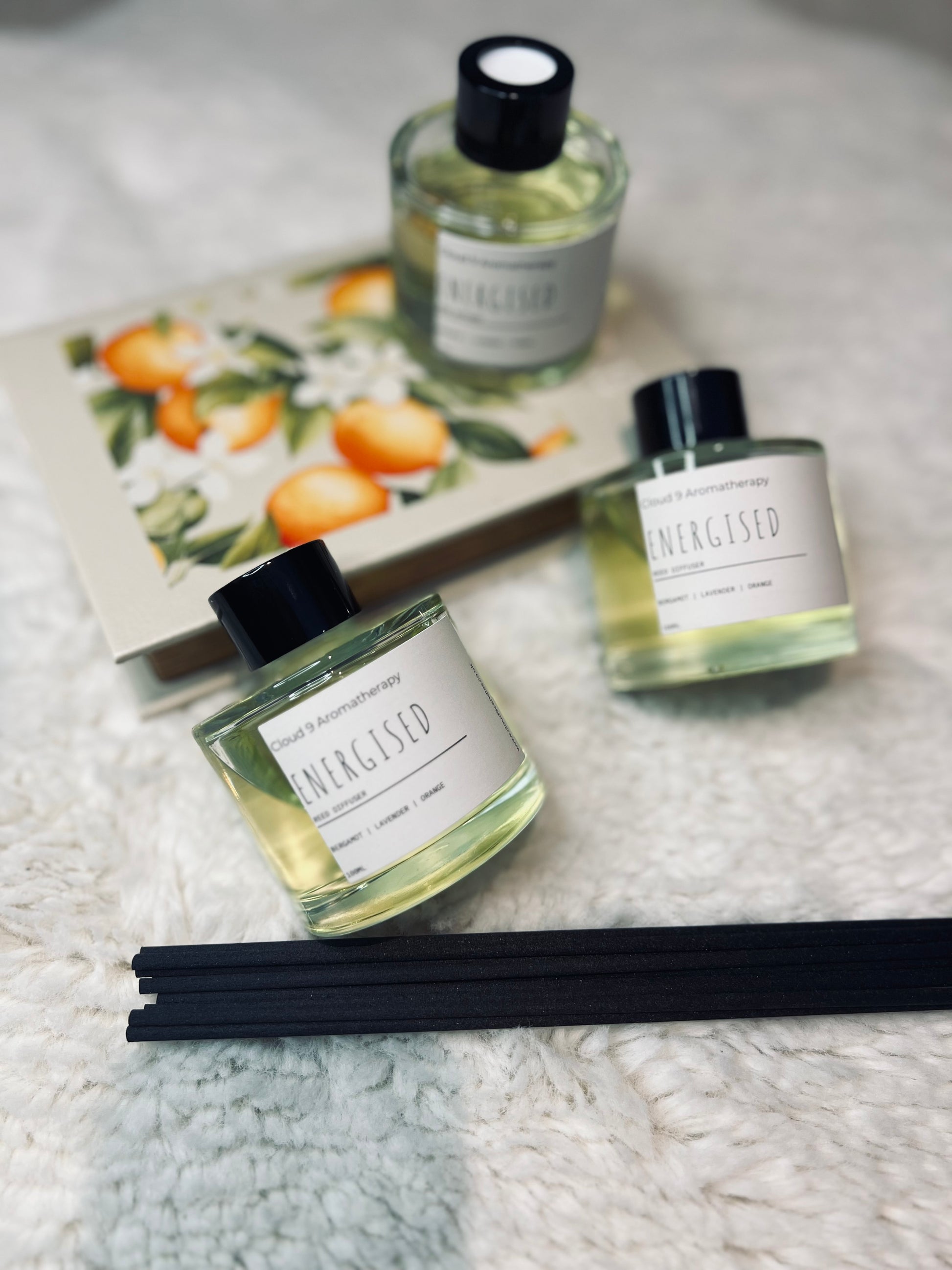 Energise reed diffuser essential oils 