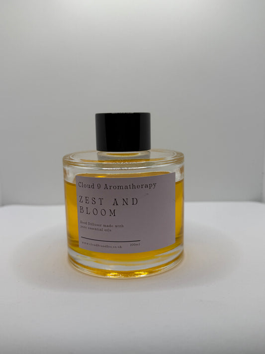 Zest & Bloom Reed Diffuser – Energising Citrus & Neroli Blend