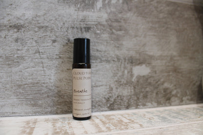 Breathe Aromatherapy Pulse Point Roller | Peppermint, Eucalyptus & Frankincense