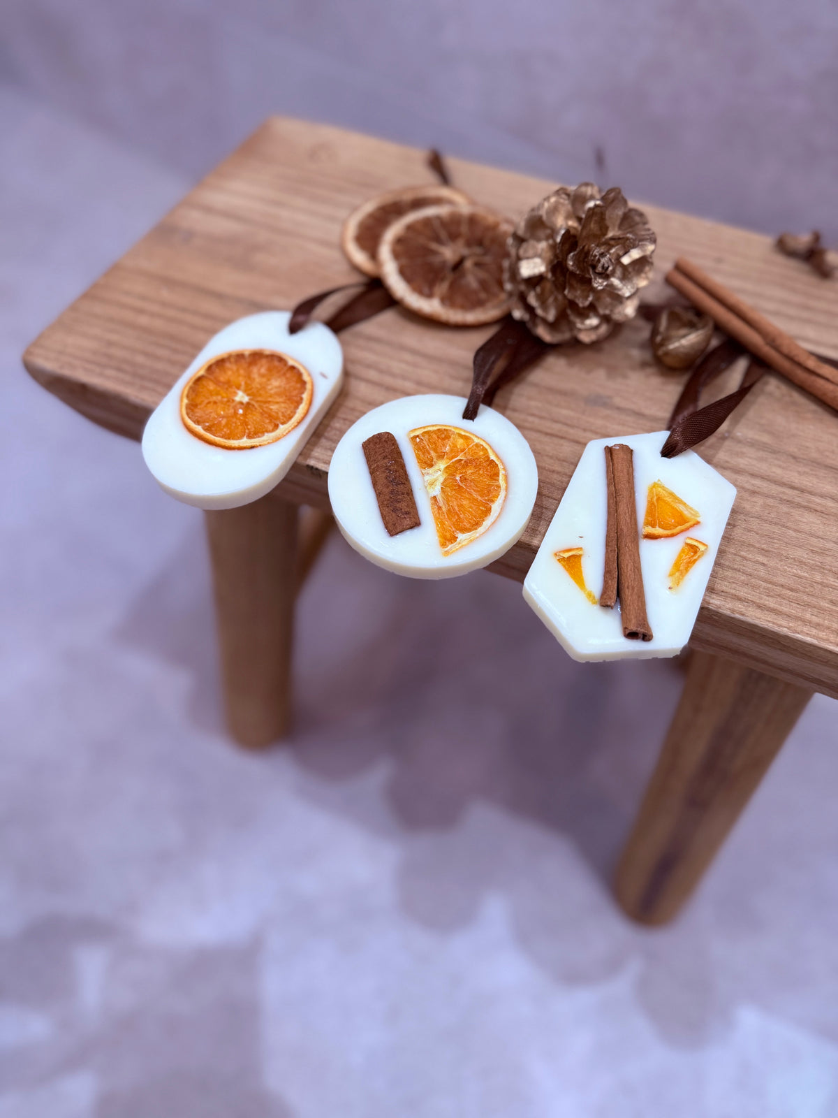 Christmas at Home | Set of 3 Scented Wax Melt Tree Hangers Gift Set
