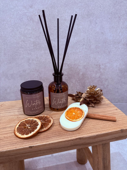 Winter Morning scented tree hanger by Cloud 9 Aromatherapy, a festive fragrance accessory for the home.