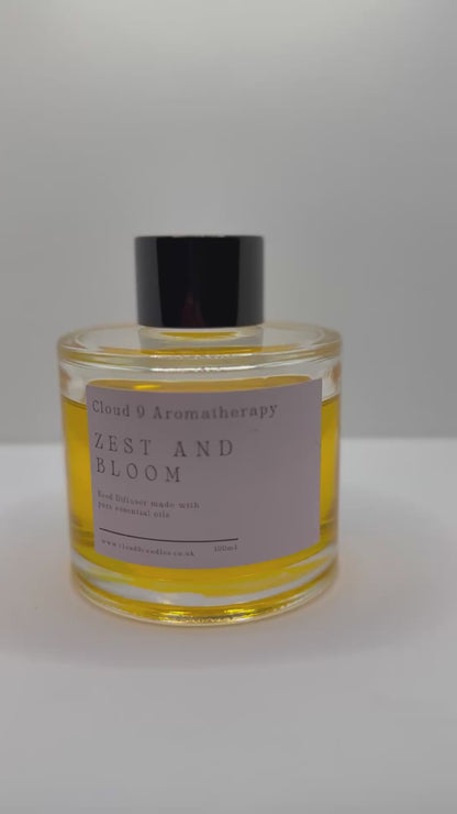 Zest & Bloom Reed Diffuser – Energising Citrus & Neroli Blend